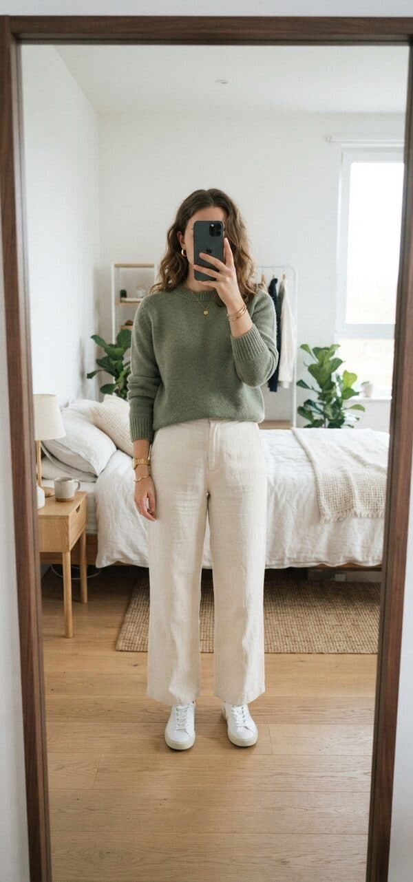 A mirror selfie scored by Luckwise